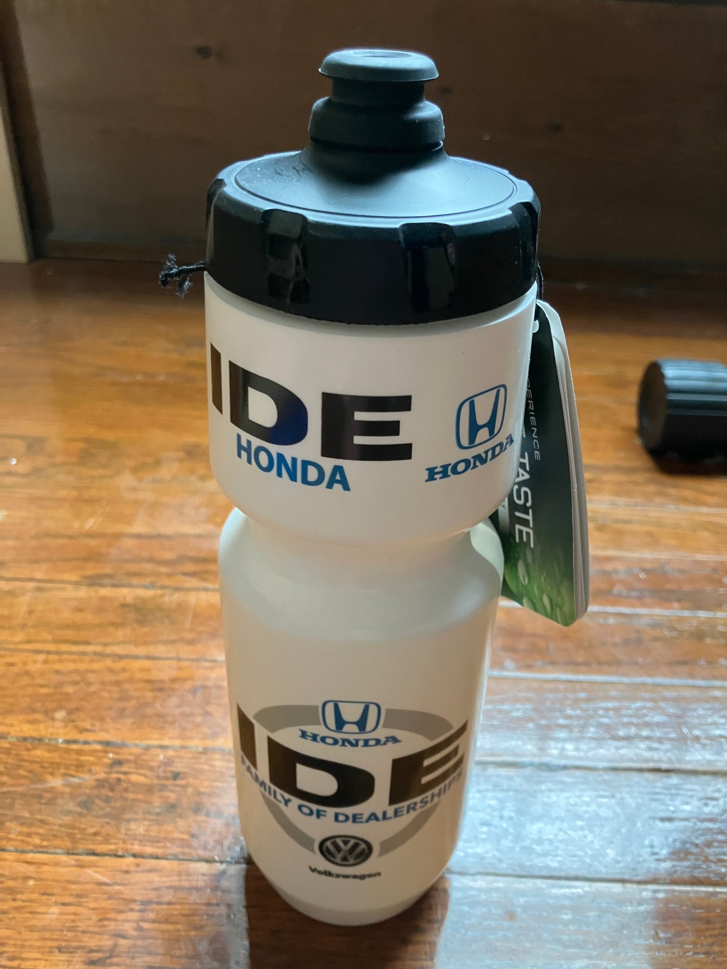 White "Ide Racing" Purist Water Bottle