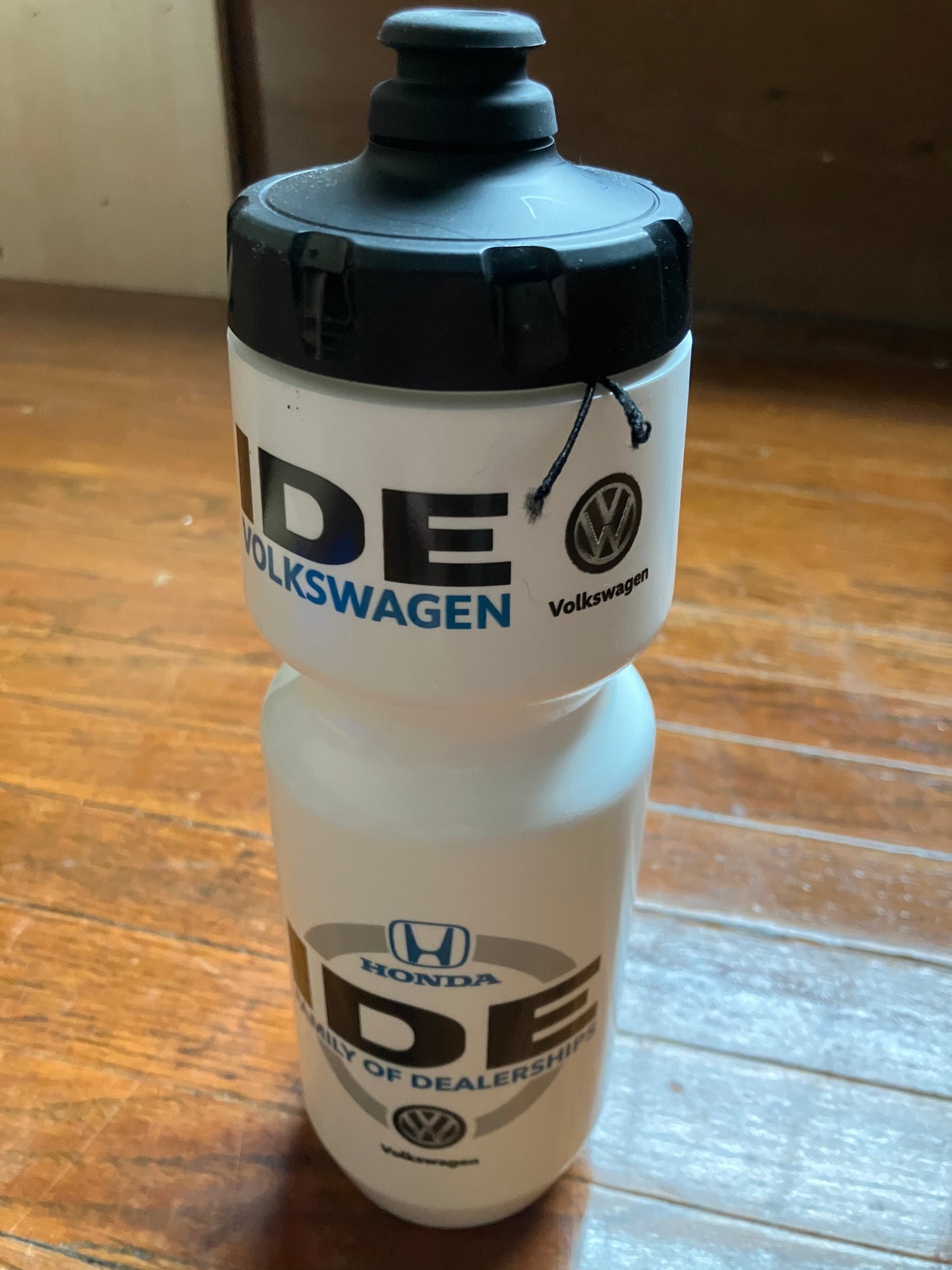 White "Ide Racing" Purist Water Bottle