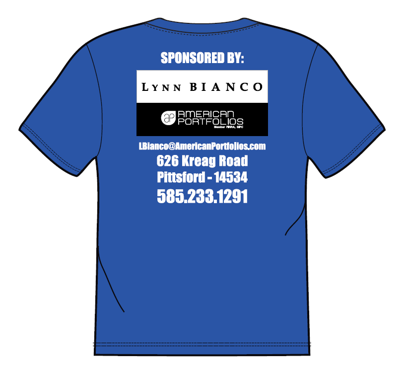 JFG "Royal Blue" Volleyball Cooling Performance Crew T-Shirt
