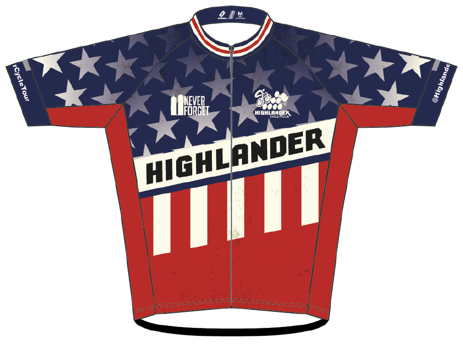 2021 HCT "Stars & Stripes" Race Cut Cycling Jersey