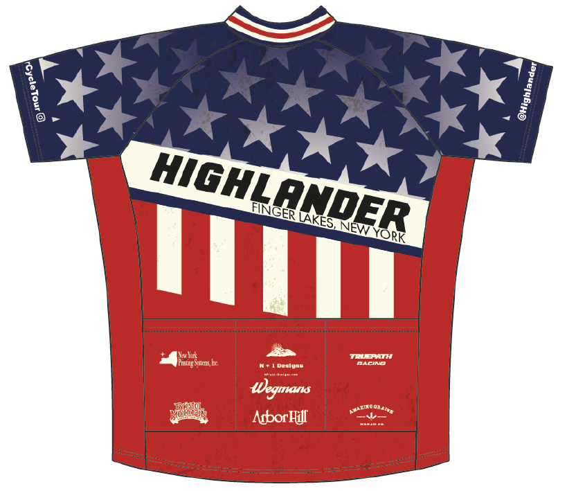 2021 HCT "Stars & Stripes" Amateur Cut Cycling Jersey