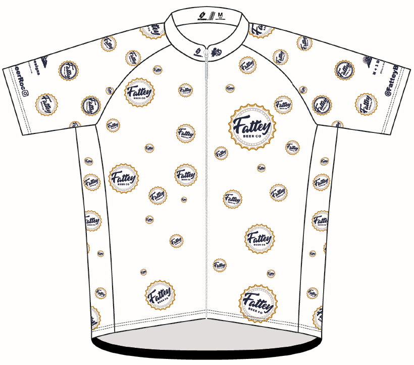 Fattey Beer Co (Navy) Amateur Cut Cycling Jersey