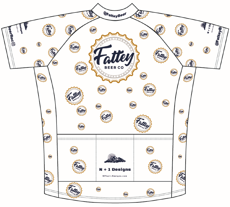 Fattey Beer Co (Navy) Amateur Cut Cycling Jersey