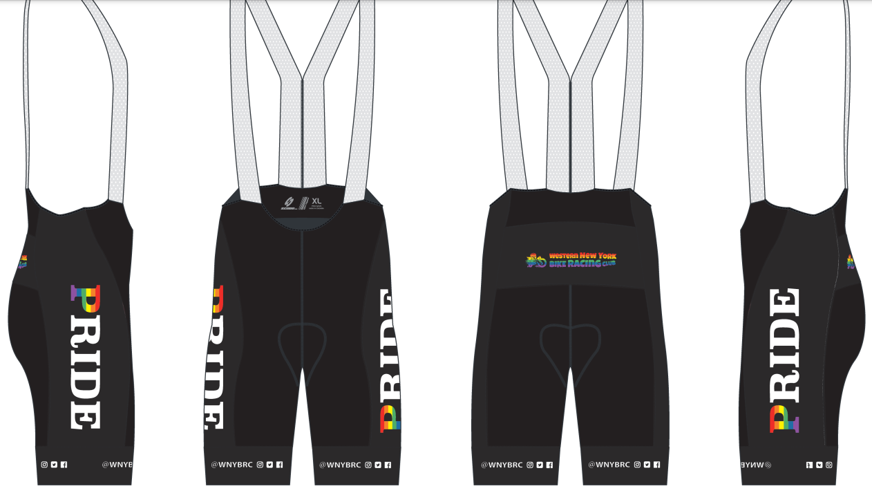 PRIDE Cycling Pro Bib Shorts