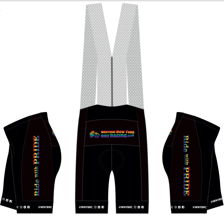 Ride with PRIDE Cycling Pro Bib Shorts