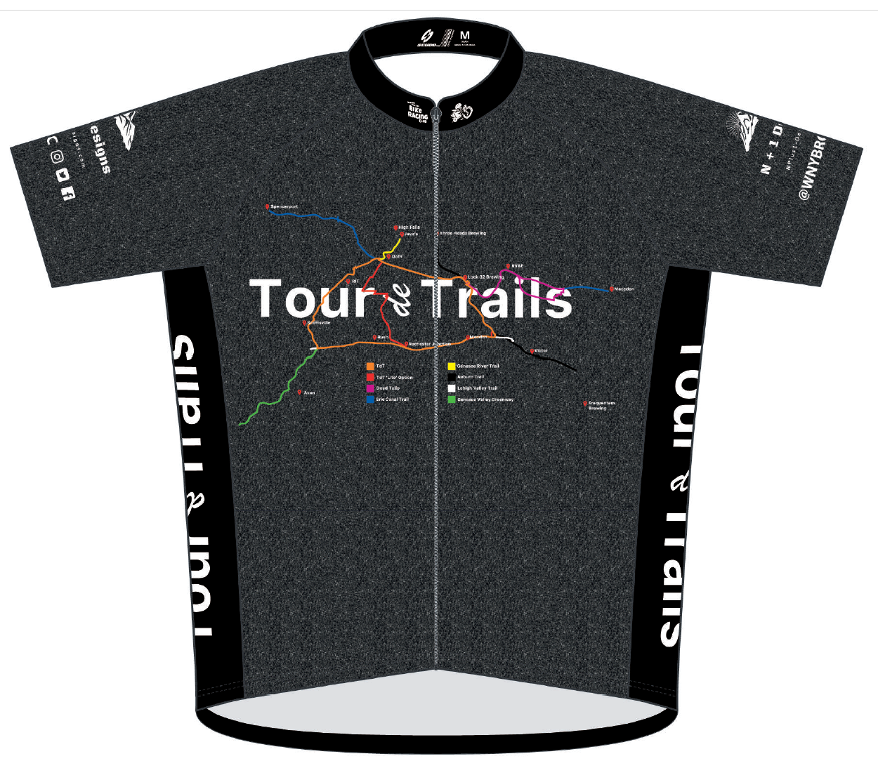 Tour de Trails Amateur Cut Cycling Jersey