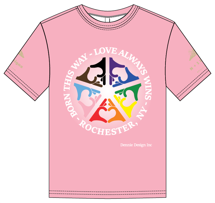 PRIDE "ROC Pink" Cooling Performance Crew T-Shirt