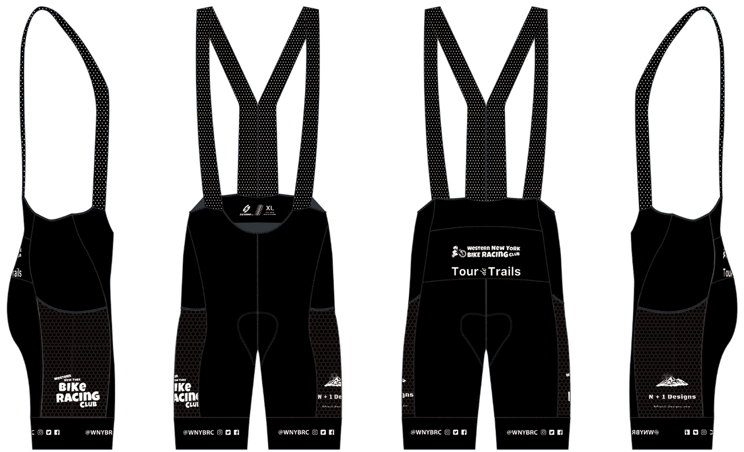 Tour de Trails Cycling "Cargo" Bib Shorts