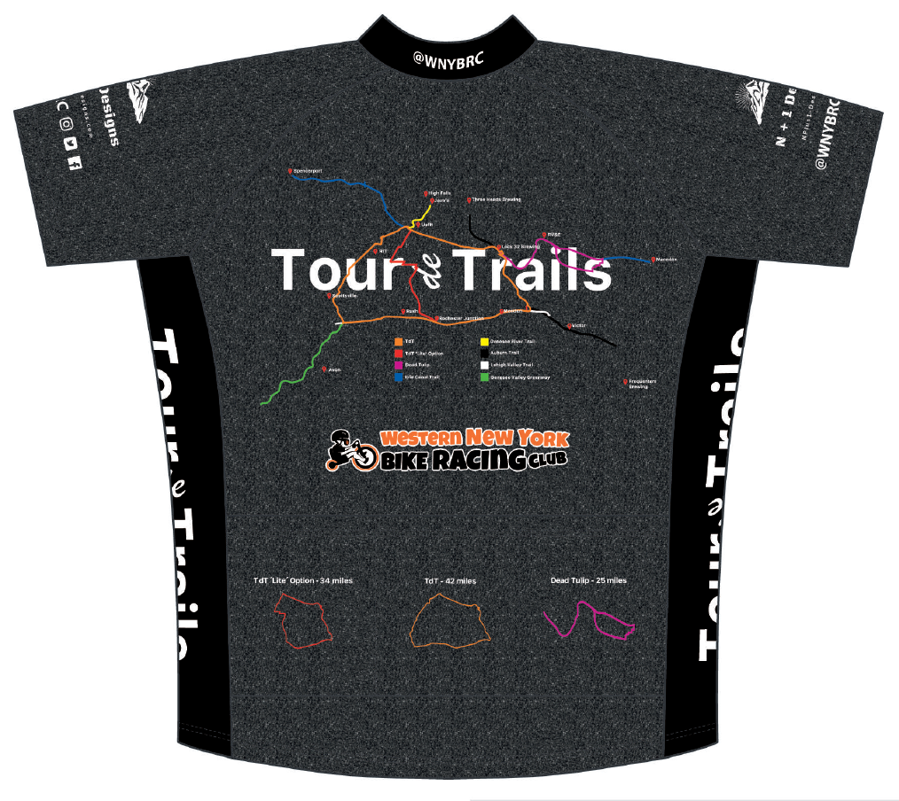 Tour de Trails Amateur Cut Cycling Jersey
