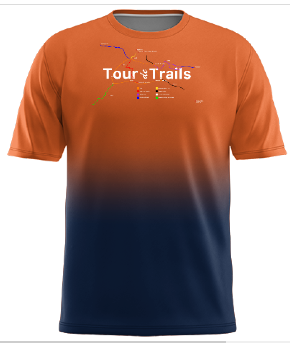 Tour de Trails Cooling Performance Crew T-Shirt
