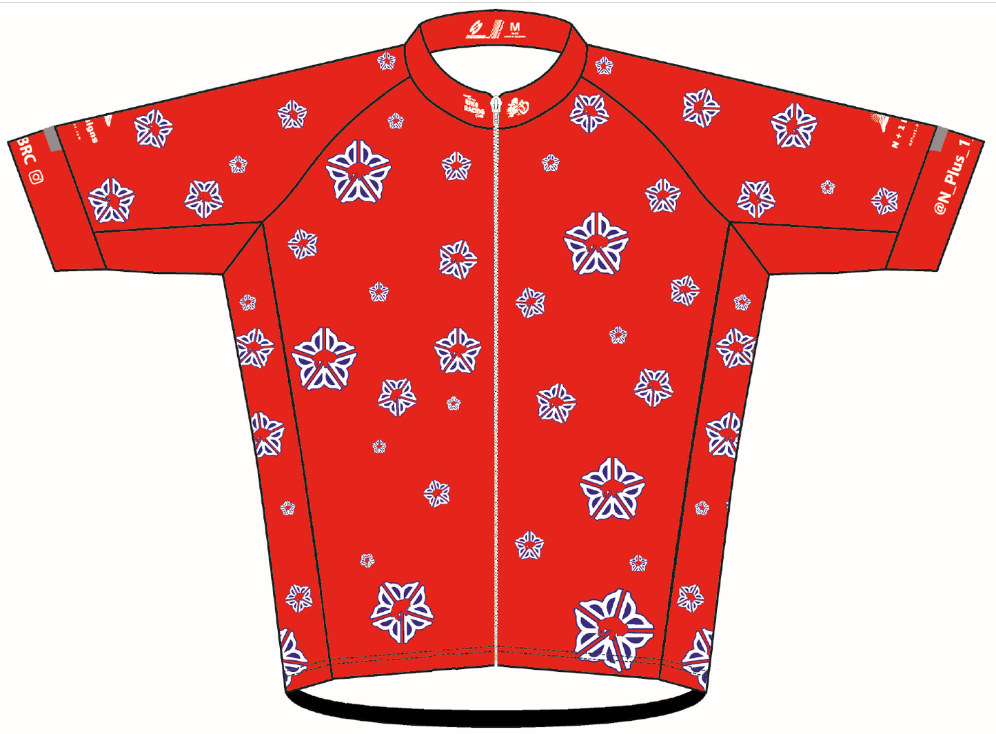 ROC BB RWB Race Cut Cycling Jersey