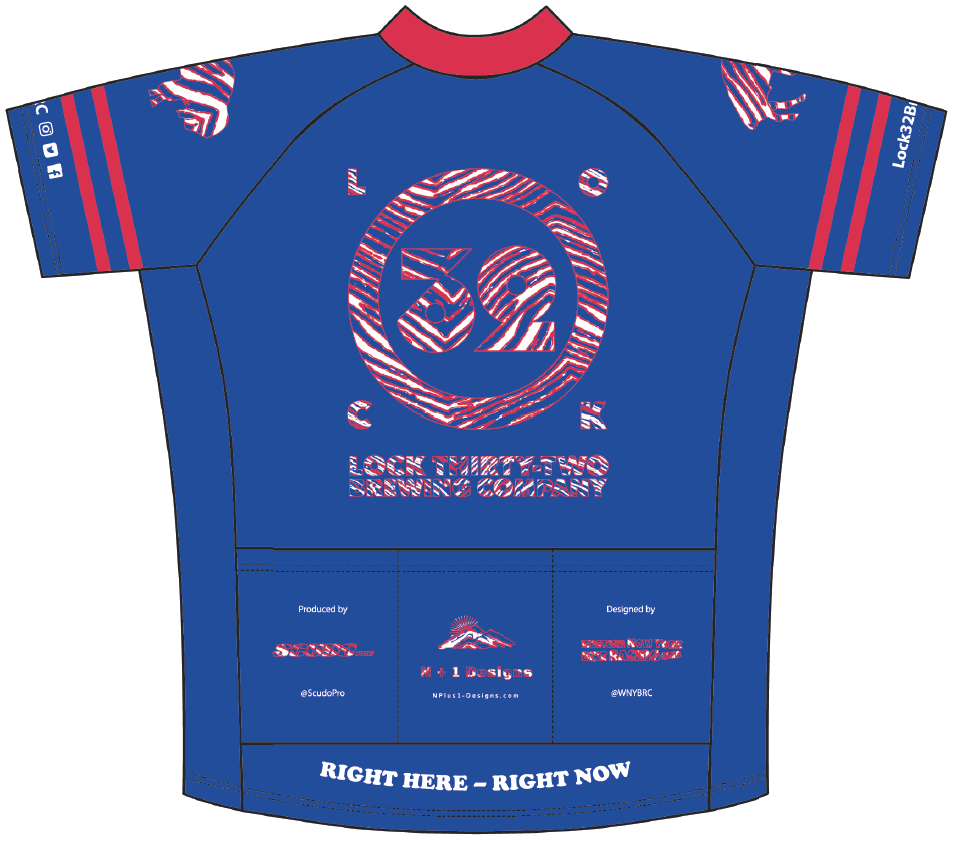 L32BC BB Away Amateur Cut Cycling Jersey