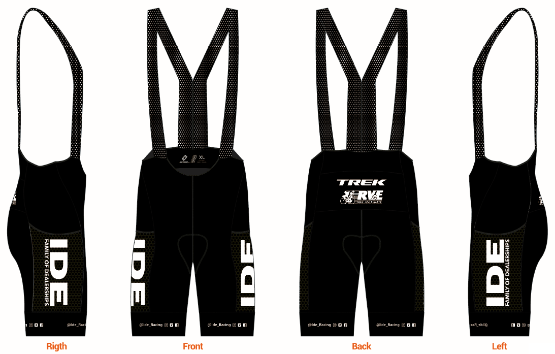 "Ide Racing" Cycling "Cargo" Bib Shorts - Overstock