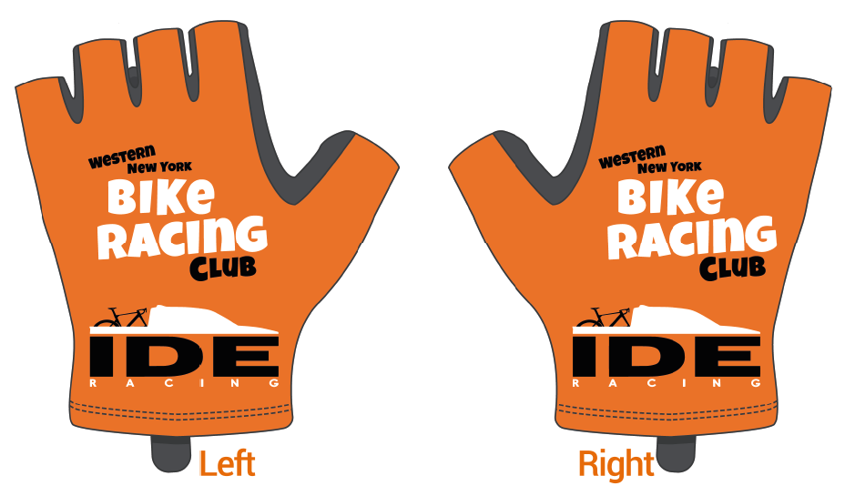 2024 "Ide Racing" Cycling Gloves - Overstock