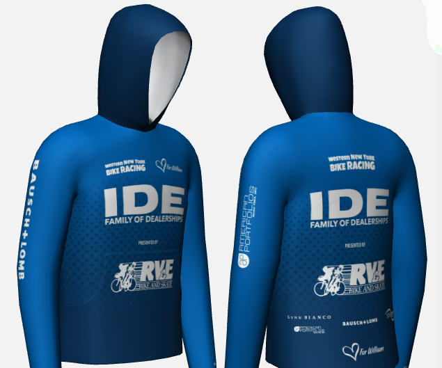 Blue "Ide Racing" Team Hoodie - Overstock