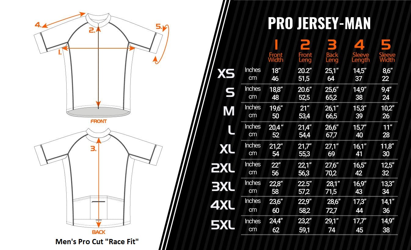 3HB "Tie-Dye" Pro Plus Cut Cycling Jersey