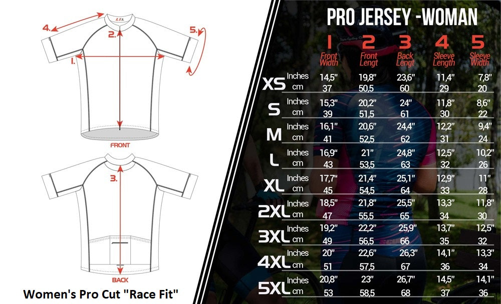 3HB "Tie-Dye" Pro Plus Cut Cycling Jersey
