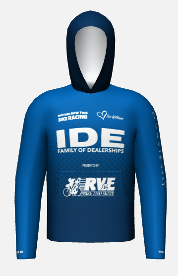 Blue "Ide Racing" Team Hoodie - Overstock