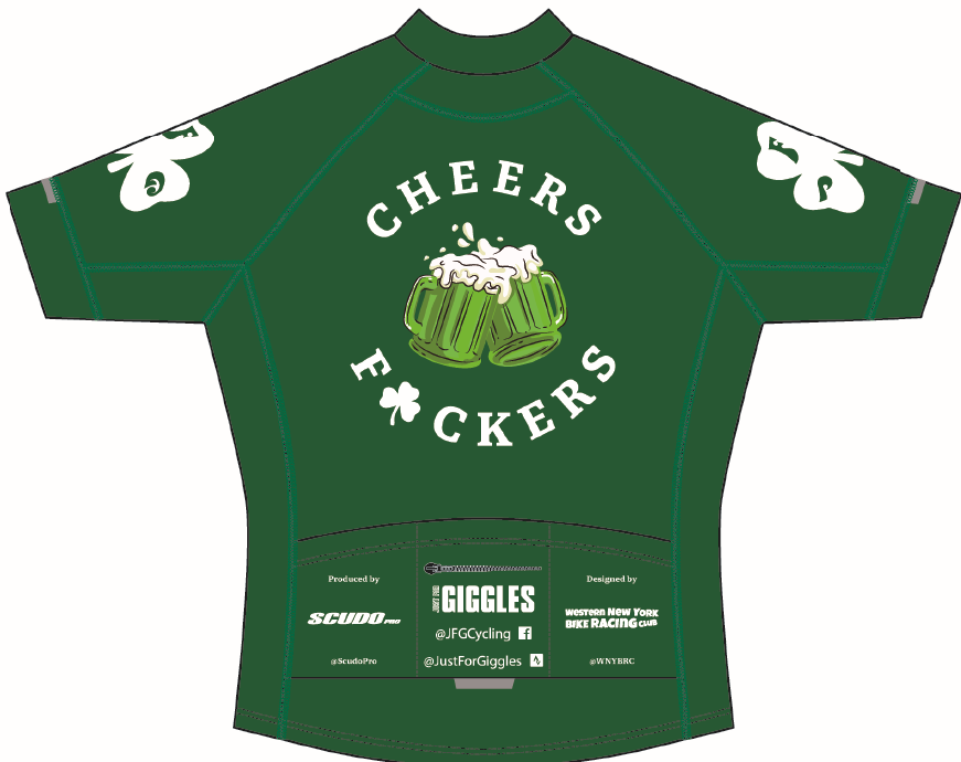 JFG St Patty's Race Cut Cycling Jersey