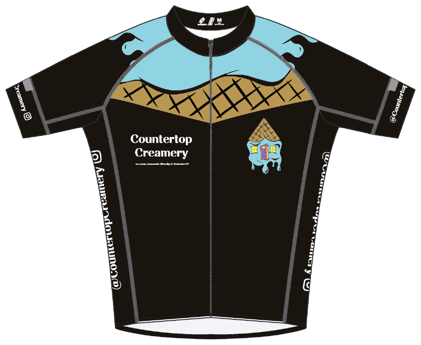 Countertop Creamery Race Cut Cycling Jersey