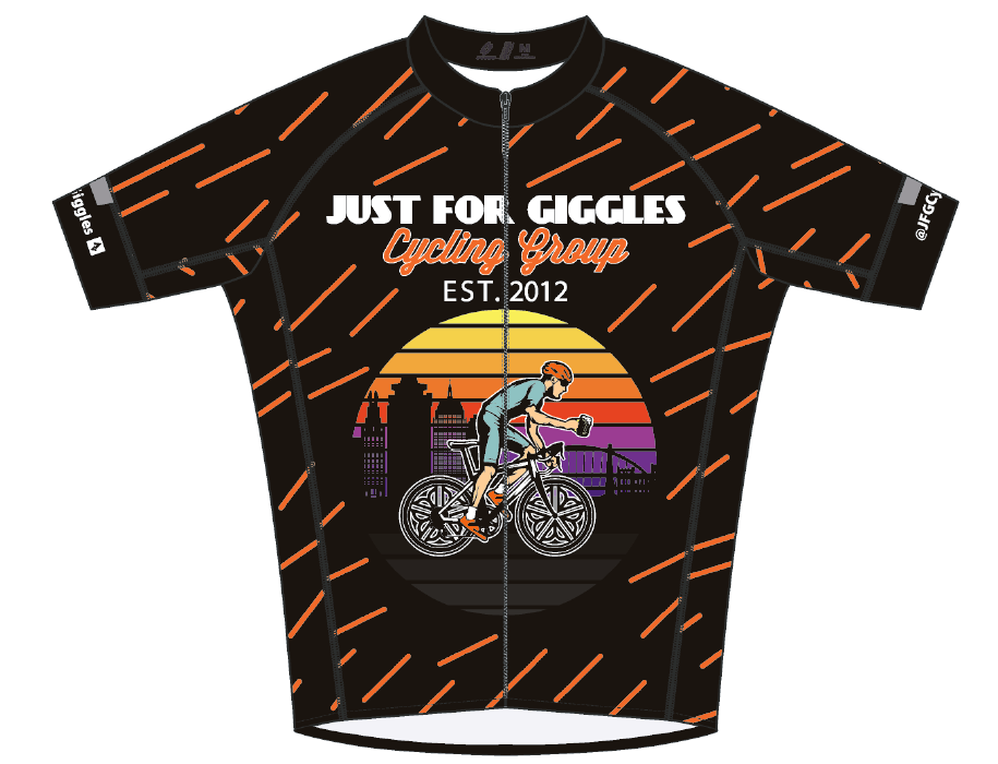 JFG Race Cut Cycling Jersey - High Viz Version