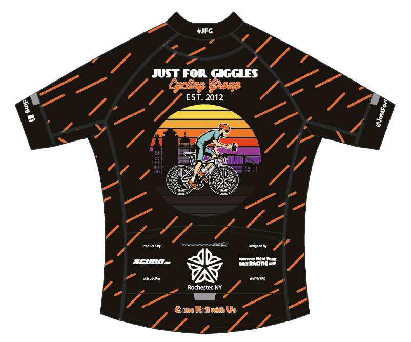 JFG Race Cut Cycling Jersey - High Viz Version
