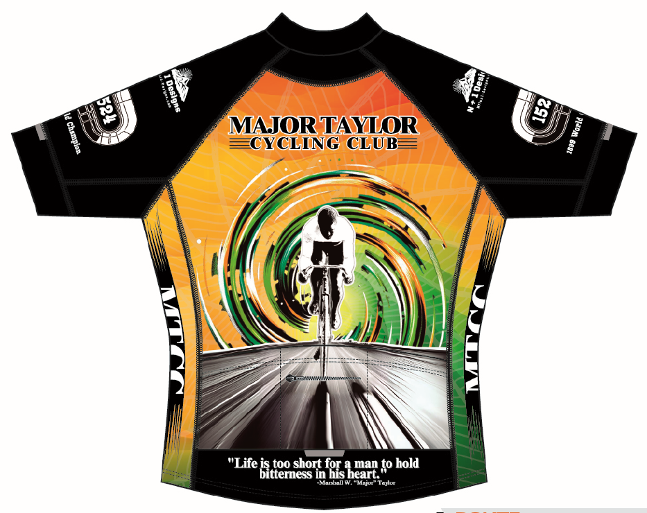 Major Taylor "Whirlwind" Race Cut Cycling Jersey