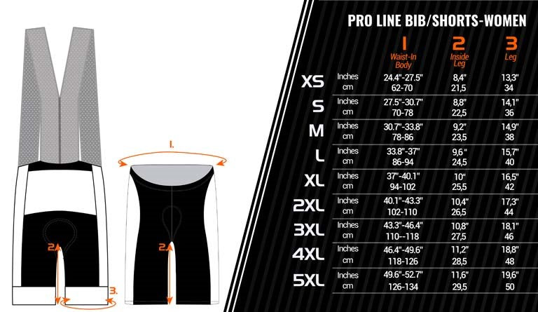 PRIDE Cycling Pro Bib Shorts