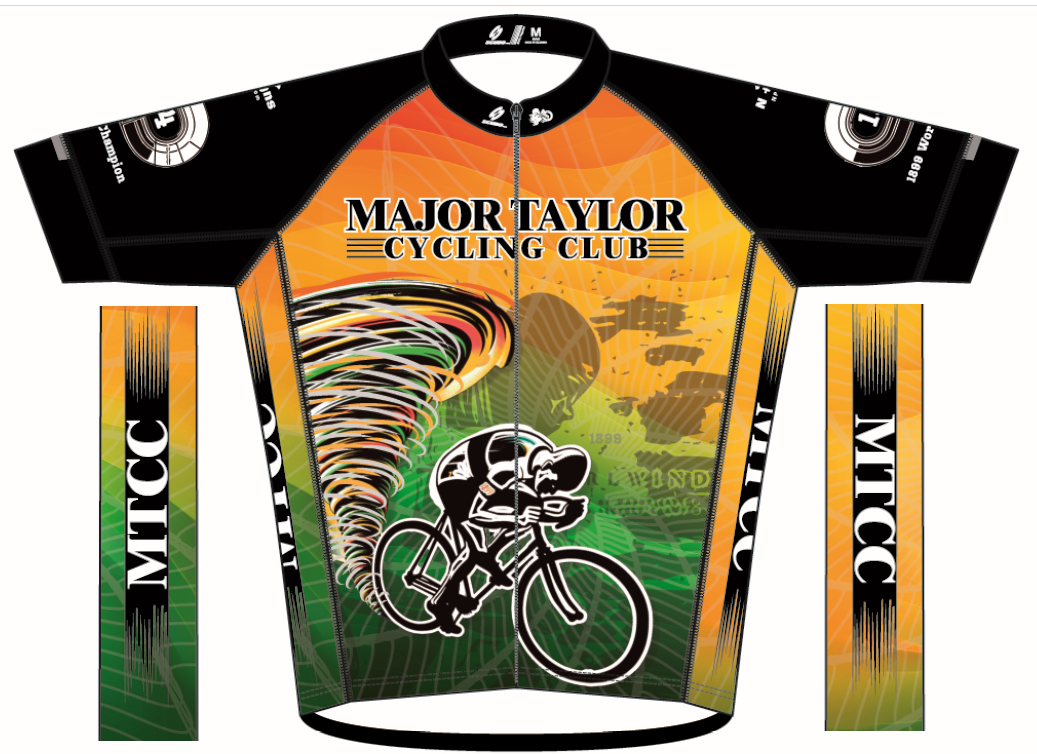 Major Taylor "Whirlwind" Race Cut Cycling Jersey