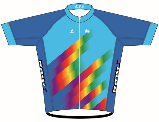 PRIDE "Gradient" Race Cut Cycling Jersey