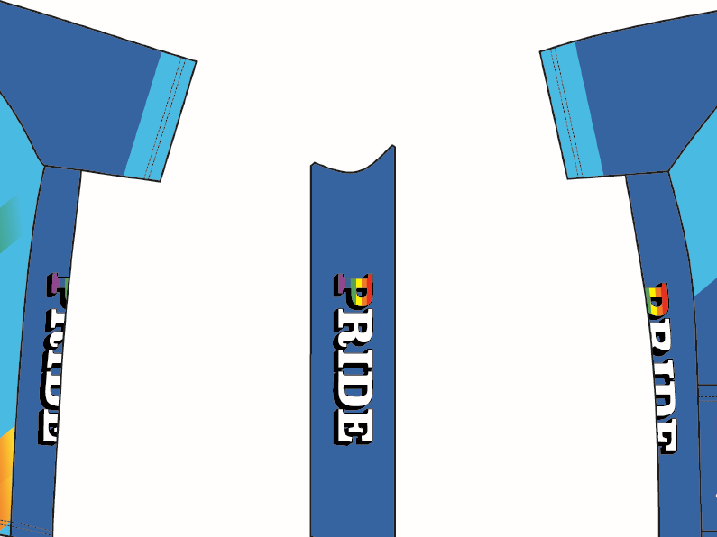 Pride "Gradient" Amateur Cut Cycling Jersey