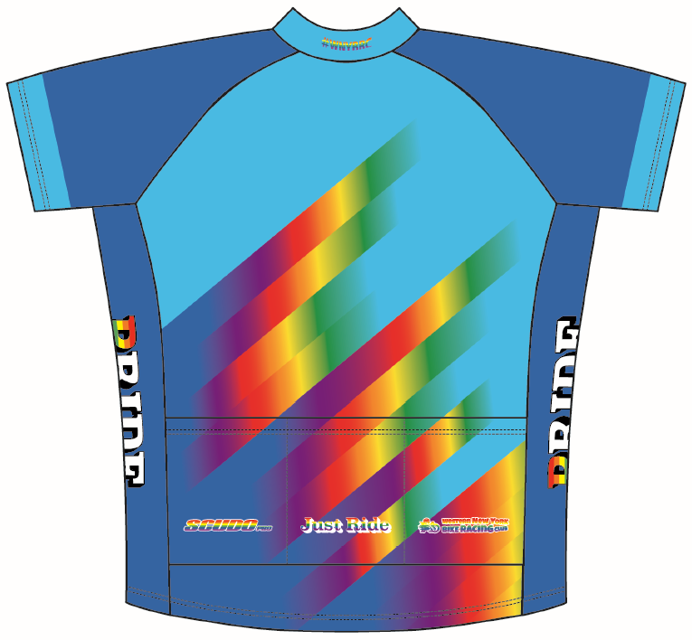 Pride "Gradient" Amateur Cut Cycling Jersey