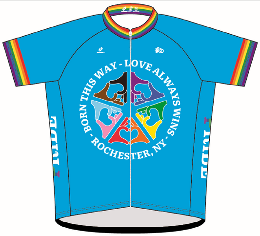 Pride "ROC Blue" Amateur Cut Cycling Jersey