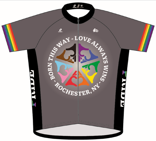 Pride "ROC Grey" Amateur Cut Cycling Jersey