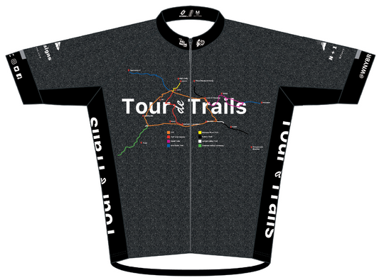 Tour de Trails Race Cut Cycling Jersey