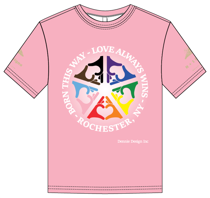 PRIDE ROC "Pink" Cooling Performance Crew T-Shirt