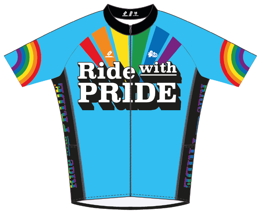 "Ride with Pride" Race Cut Cycling Jersey