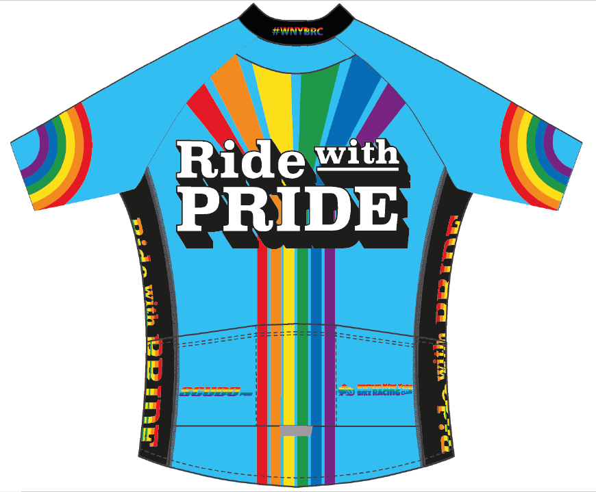 "Ride with Pride" Race Cut Cycling Jersey
