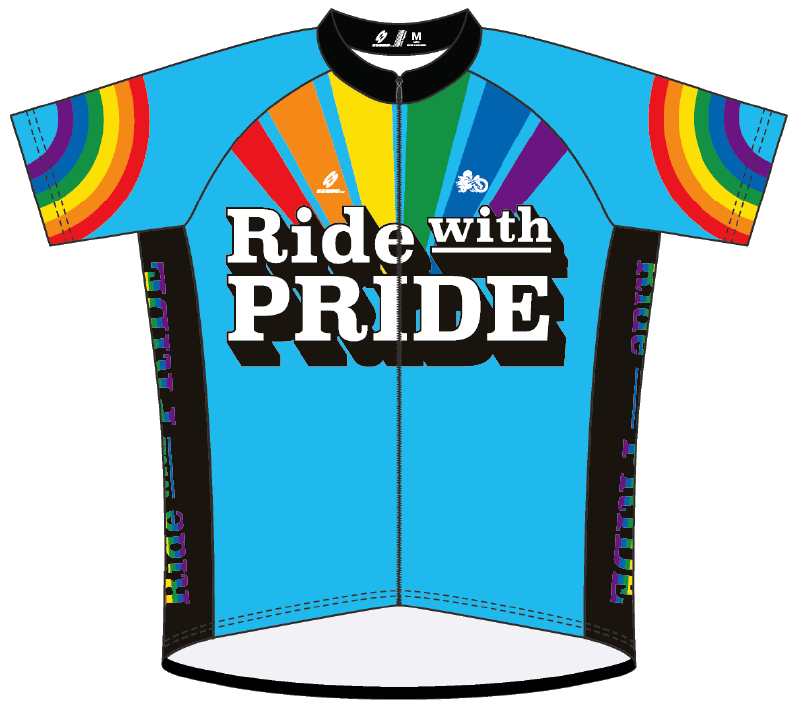 "Ride with Pride" Amateur Cut Cycling Jersey