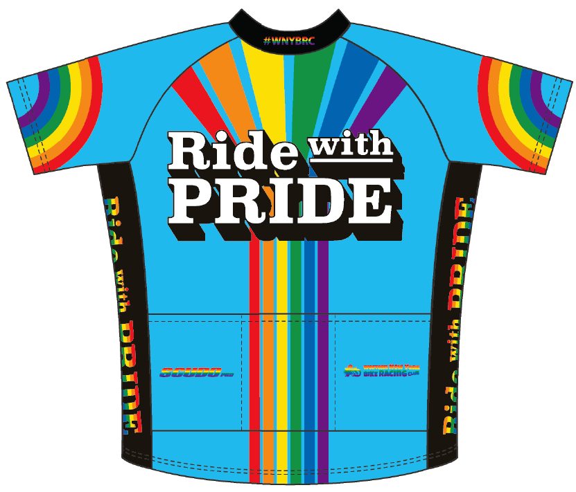 "Ride with Pride" Amateur Cut Cycling Jersey