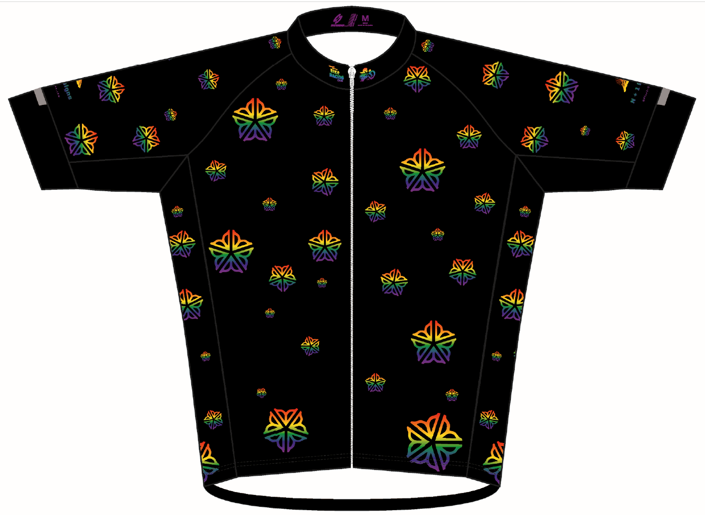 ROC Pride "Black" Amateur Cut Cycling Jersey