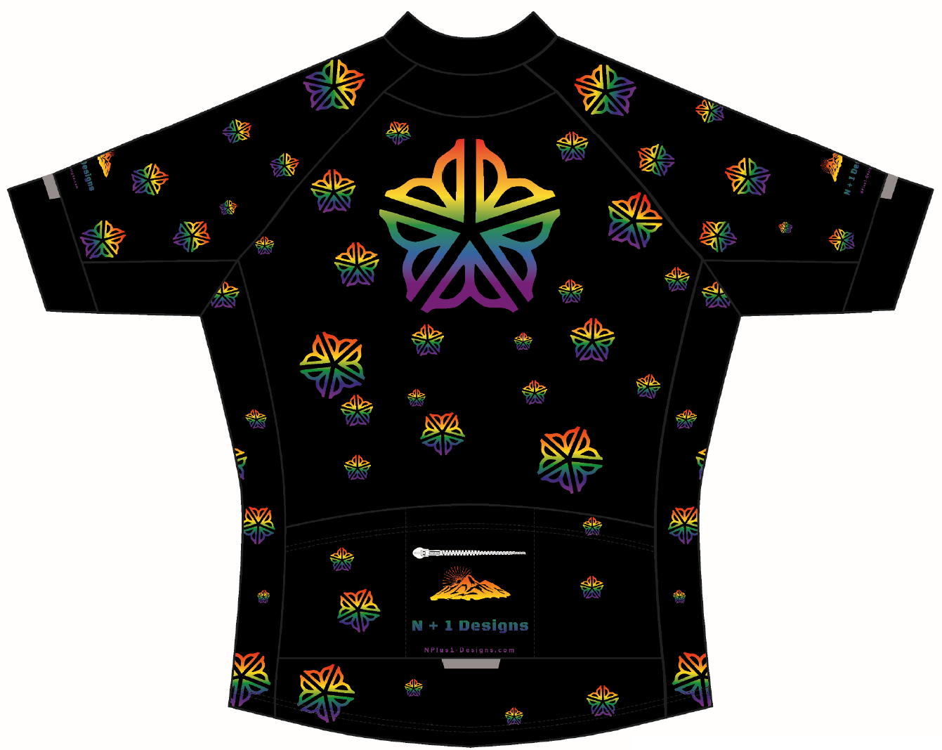 ROC Pride "Black" Amateur Cut Cycling Jersey