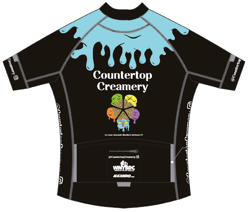 Countertop Creamery Race Cut Cycling Jersey