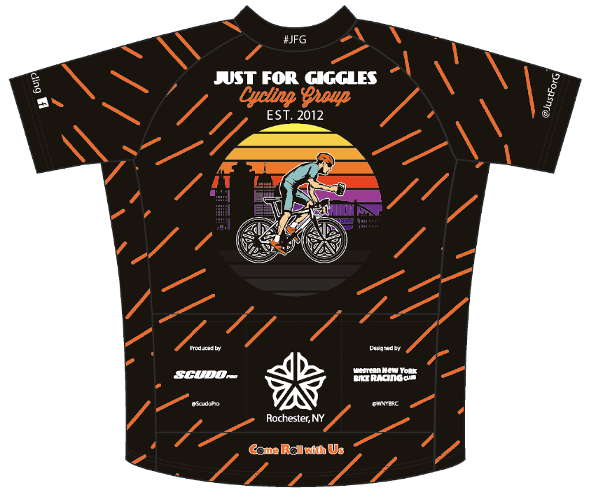JFG Amateur Cut Cycling Jersey - High Viz Version
